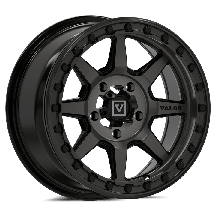 V13 Beadlock UTV Wheel Dark Tint - Rugged Terrain