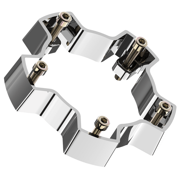 VCAP2 Center Cap Riser Chrome - Rugged Terrain