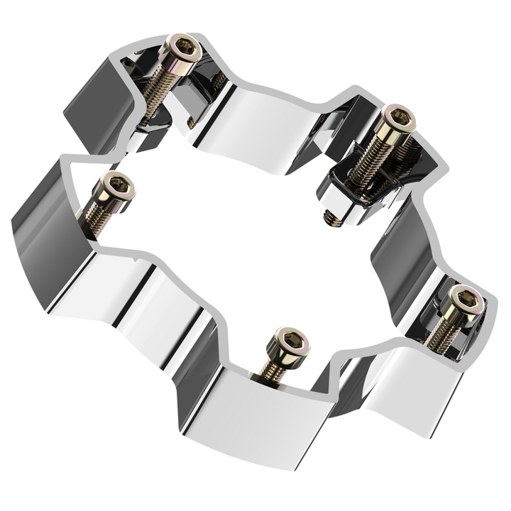 VCAP2 CAP RISER CHROME - ABS