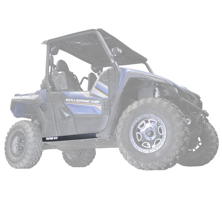 Factory UTV Yamaha Wolverine X2 & X4 UHMW Rock Sliders