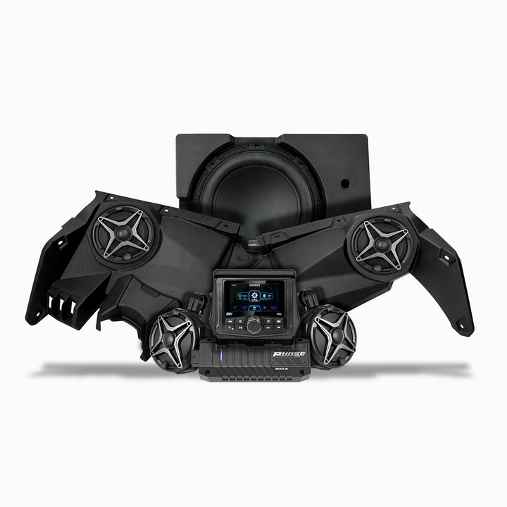 2017-2026 Can-Am® X3, Phase-4 A-Spec 5-Speaker 800watt System w/MRB4