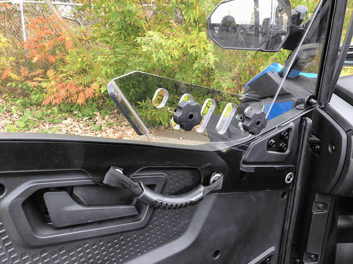 Spike CF Moto Z - Force 800 - 950 Trail Vented Polycarbonate Upper Doors Kit (Tinted) - Rugged Terrain