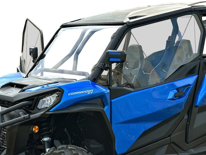 Spike Powersports Venting Polycarbonate Upper Doors Kit for Can - Am Commander - Rugged Terrain