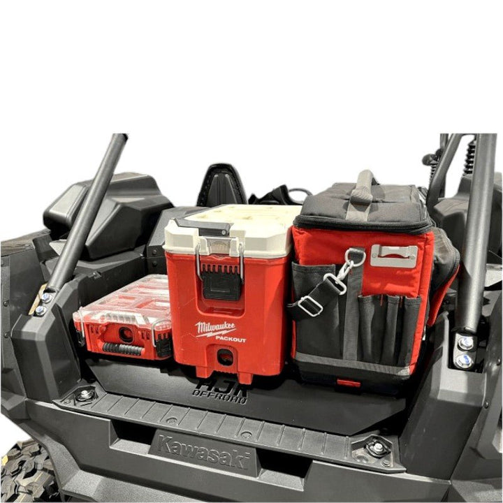 AJK Offroad Subwoofer Compatible Milwaukee Packout Mount for Kawasaki KRX - Rugged Terrain