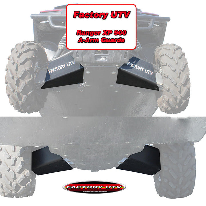 Factory UTV  Polaris Ranger XP 900 UHMW A-Arm Guards