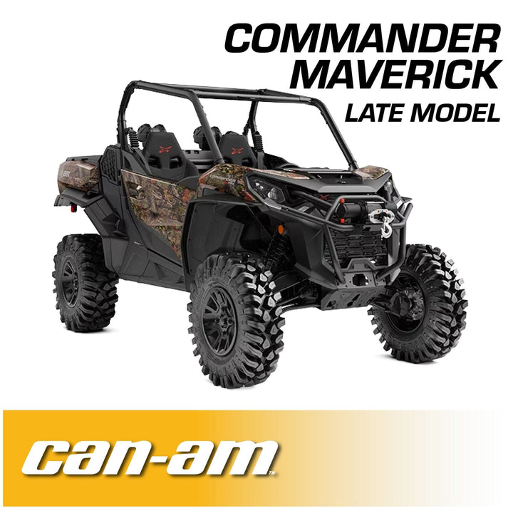 Rugged Radios Can - Am Commander and Maverick Complete Communication Kit with Bluetooth Intercom and 2 - Way Radio - Glove Box Mount - Rugged Terrain