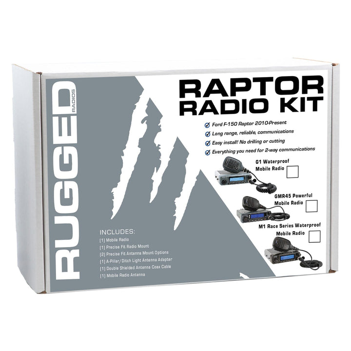 Rugged Radios Ford Raptor Two - Way Mobile Radio Kit - Rugged Terrain