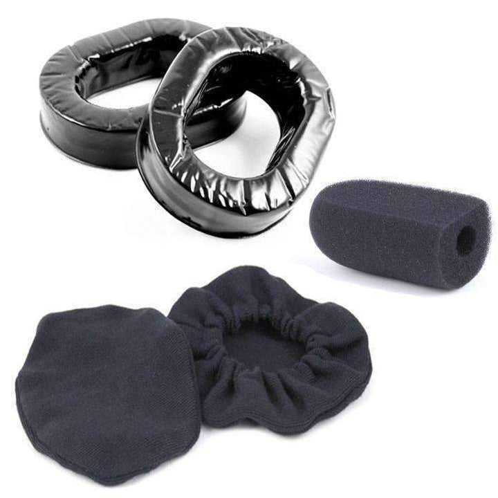 Rugged Radios Gel Ear Seals Comfort Kit with Cloth Ear Covers & Mic Muff - Rugged Terrain