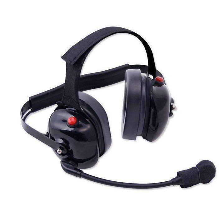 Rugged Radios H60 Dual Radio Behind the Head (BTH) Headset - Black - Rugged Terrain
