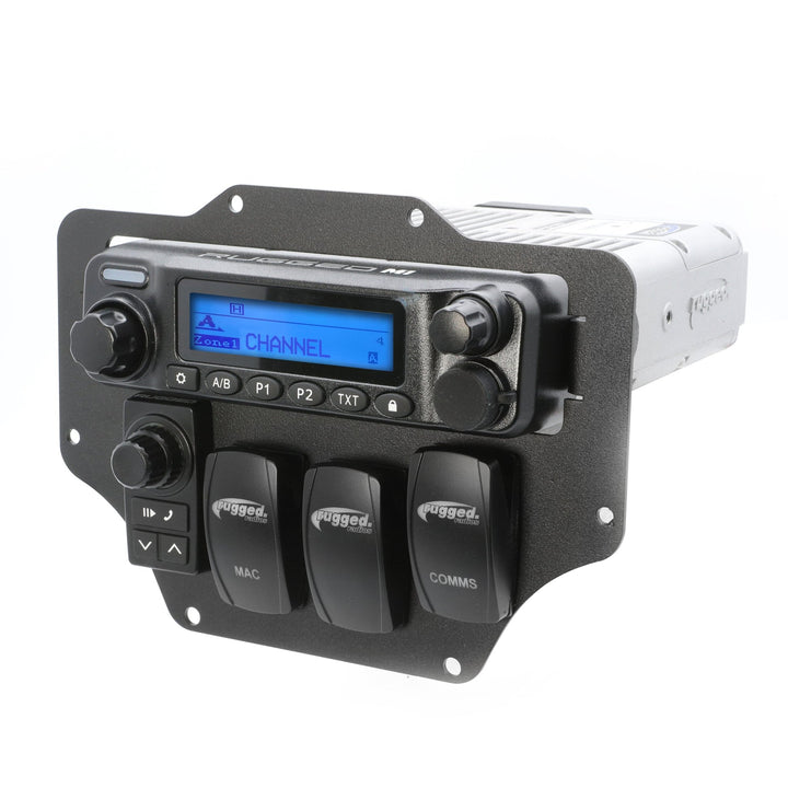 Rugged Radios Honda Talon Mount for M1 / RM45 / RM60 / GMR45 Radio with Switch Holes - Rugged Terrain