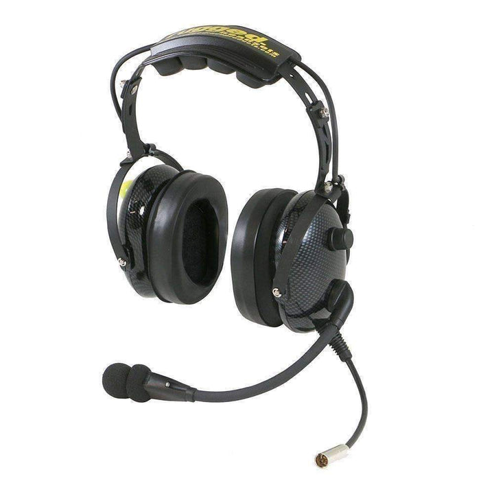 Rugged Radios HS10 Fire Safety Over the Head OTH Headset with Mic On Off Switch - Rugged Terrain