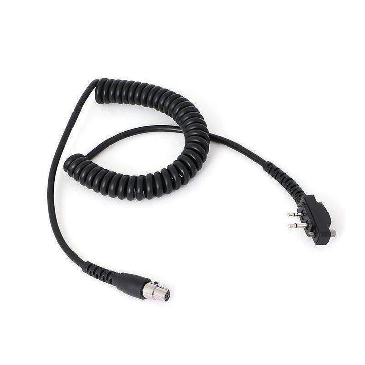 Rugged Radios Icom Bolt On Handheld Radio - Headset Coil Cord - Rugged Terrain