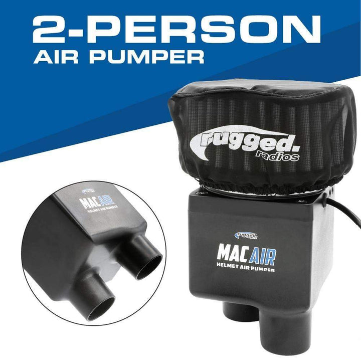 Rugged Radios MAC Air 2 - Person Helmet Air Pumper (Pumper Only) - Rugged Terrain
