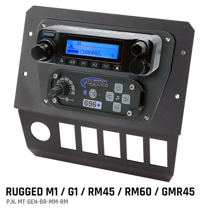 Rugged Radios Polaris General Multi Mount Kit for Radio and Intercom - Rugged Terrain