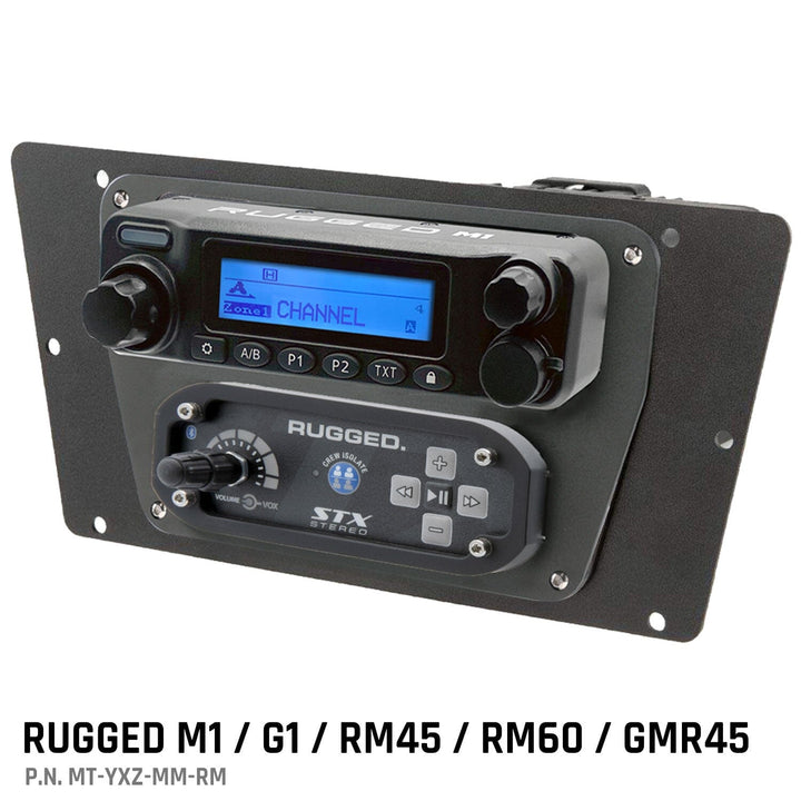 Rugged Radios Yamaha YXZ Multi - Mount - Rugged Terrain