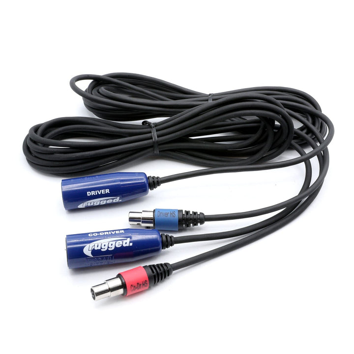 Rugged Radios OFFROAD Driver and Co - Driver Intercom Cable Bundle - Rugged Terrain