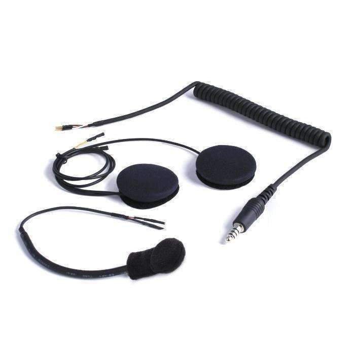 Rugged Radios Peltor Coil Cord Helmet Kit with Flex Boom Mic & Helmet Speakers - Rugged Terrain
