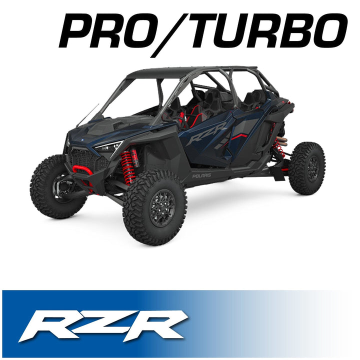 Rugged Radios Polaris RZR PRO XP - Turbo R - Pro R - Complete Communication Kit with Bluetooth Intercom and 2 - Way Radio - Rugged Terrain