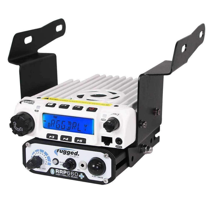 Rugged Radios Polaris RZR 570, 800, 900 Mount for M1 / G1 / RM60 / GMR45 Radio and Rugged Intercom - Rugged Terrain