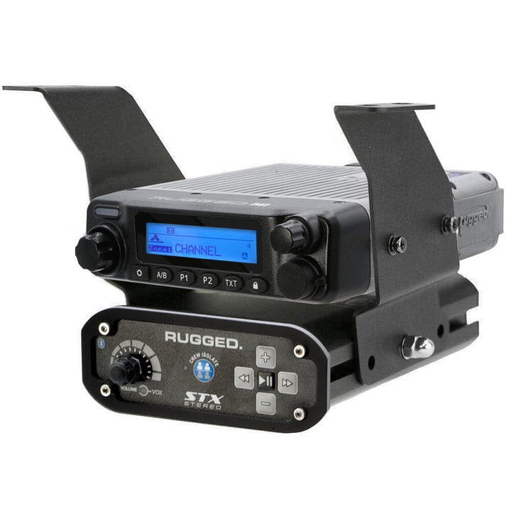 Rugged Radios Polaris XP1 Below Dash Mount for M1 / G1 / RM60 / RDM - DB / GMR45 Radio and Rugged Intercom - Rugged Terrain
