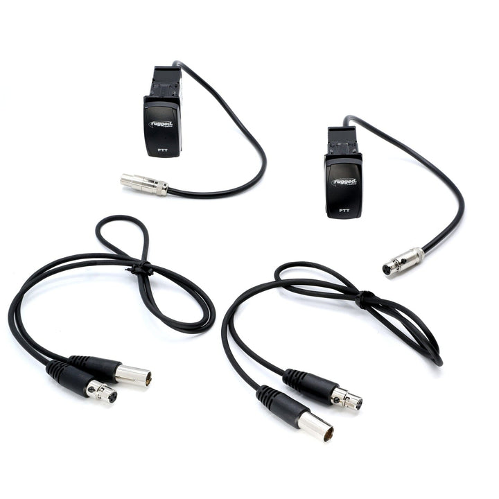 Rugged Radios Polaris Xpedition Rocker Push - to - Talk Kit - Rugged Terrain