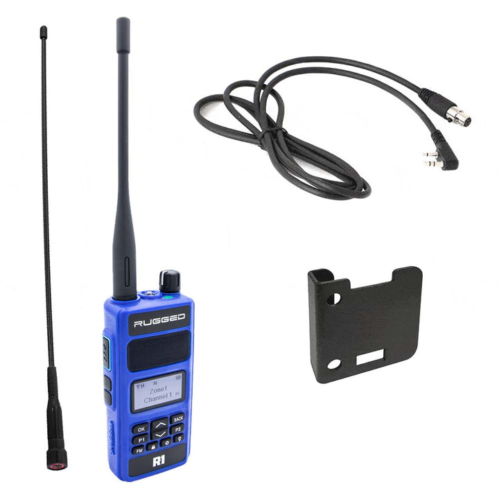 Rugged Radios Radio Kit - R1 Business Band Digital Analog Handheld - Rugged Terrain