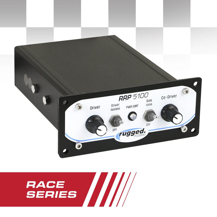 Rugged Radios RRP5100 PRO Race Series Panel Mount 2 Person Intercom - Rugged Terrain