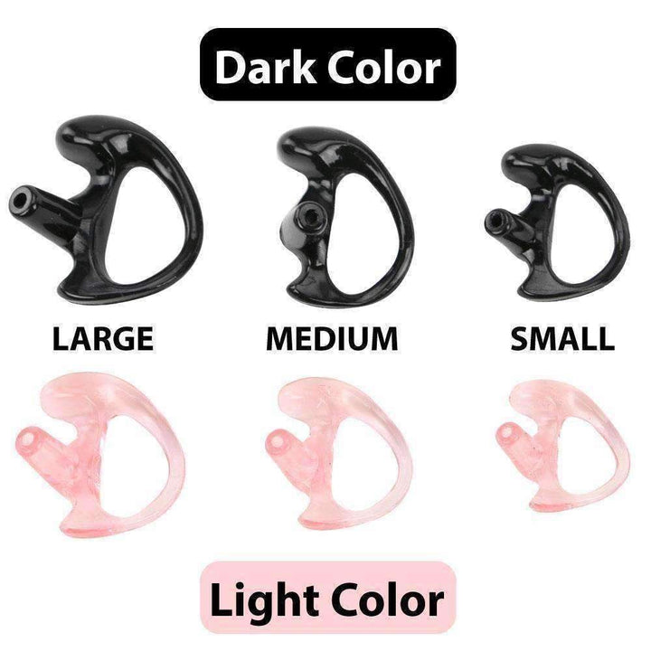 Rugged Radios Rubber Ear Mold Buds for Acoustic Tubes - Rugged Terrain