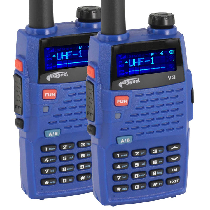 Rugged Radios Rugged V3 Handheld - Business Radio 2 - Pack - Rugged Terrain