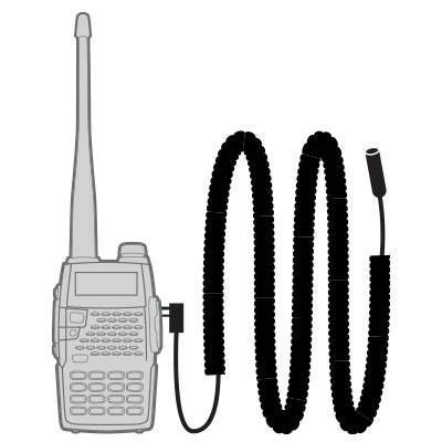 Rugged Radios Select Handheld Radios Coil Cord - Rugged Terrain