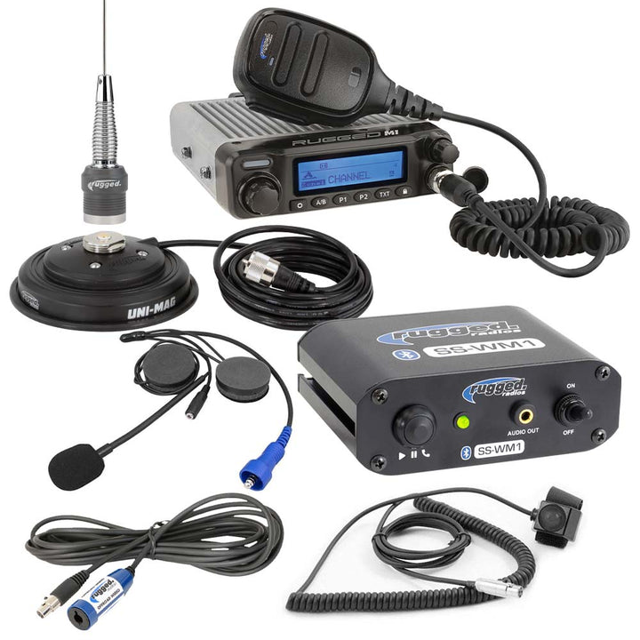 Rugged Radios SS - WM1 Single Seat Kit with Digital Radio - Rugged Terrain