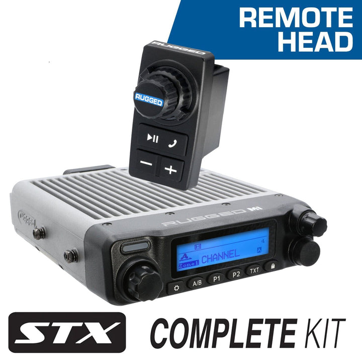 Rugged Radios STX STEREO Remote Head Complete Master Communication Kit with Intercom and 2 - Way Radio - Rugged Terrain