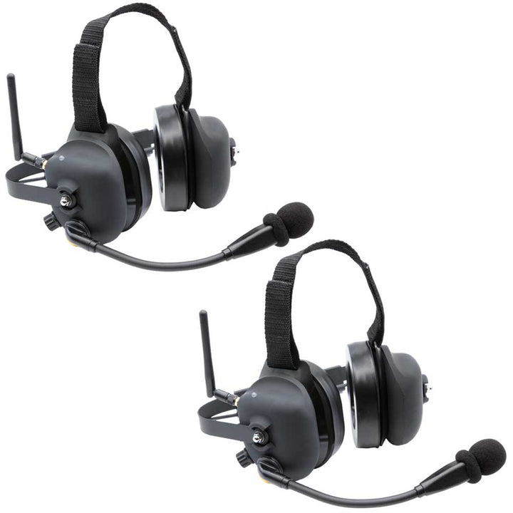Rugged Radios Wireless Double Talk Dual Headset Intercom System (Hands Free) - Rugged Terrain