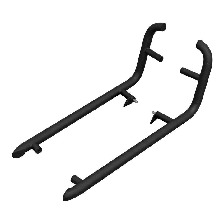 SuperATV Heavy Duty Nerf Bars for Polaris RZR XP 1000, black powder coat pair