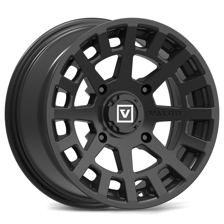 V04 UTV Wheel Satin Black - Rugged Terrain