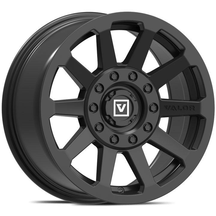 V02 UTV Wheel Satin Black - Rugged Terrain