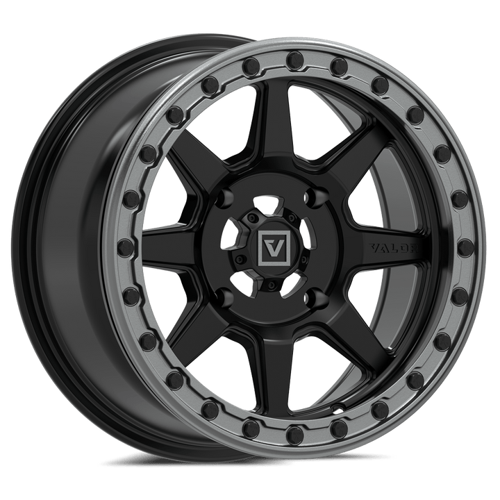 V13 Beadlock UTV Wheel Satin Black - Rugged Terrain