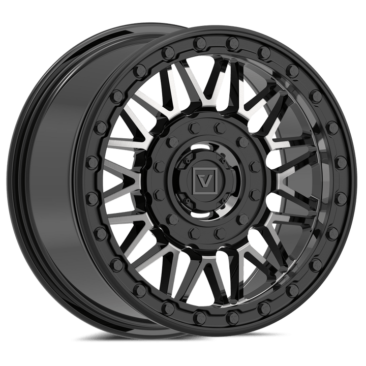V08 Beadlock UTV Wheel Dark Tint - Rugged Terrain