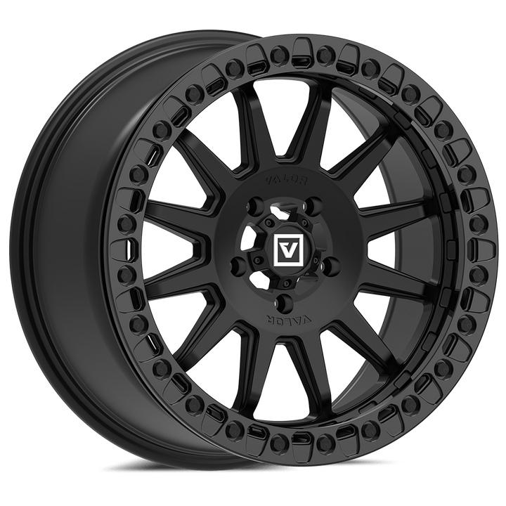 V09 Beadlock UTV Wheel Satin Black - Rugged Terrain