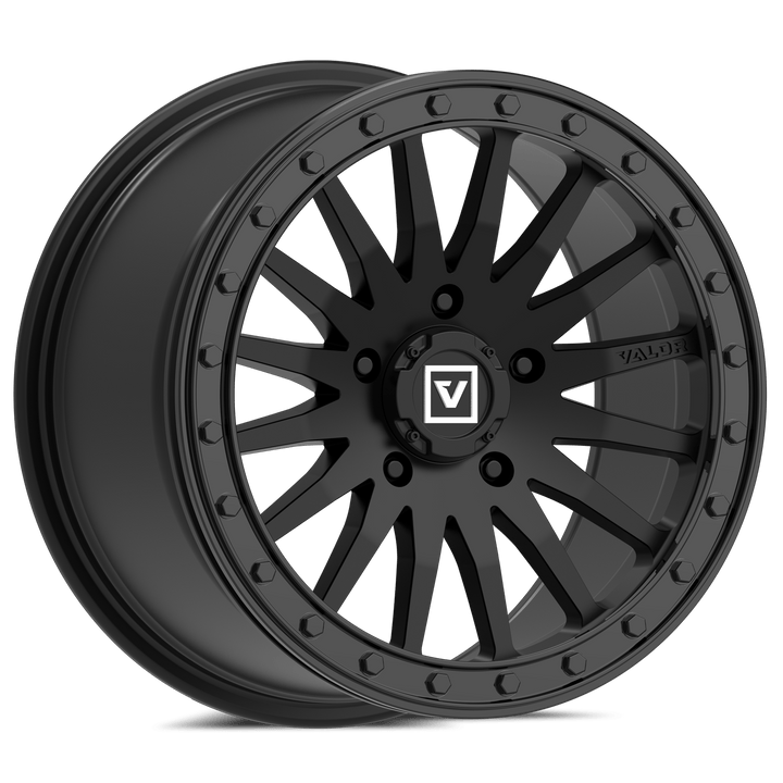 V06 Beadlock UTV Wheel Satin Black - Rugged Terrain