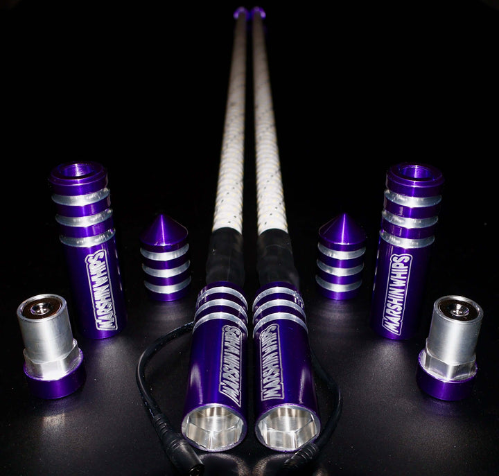 Marshin Whips GAME CHANGER - PURPLE (SET) - Rugged Terrain