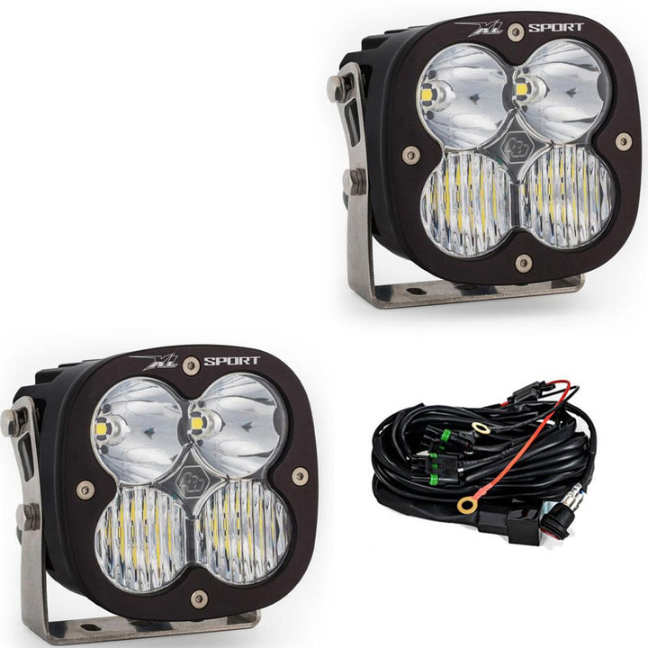XL Sport LED Auxiliary Light Pod Pair Driving/Combo Clear - Rugged Terrain