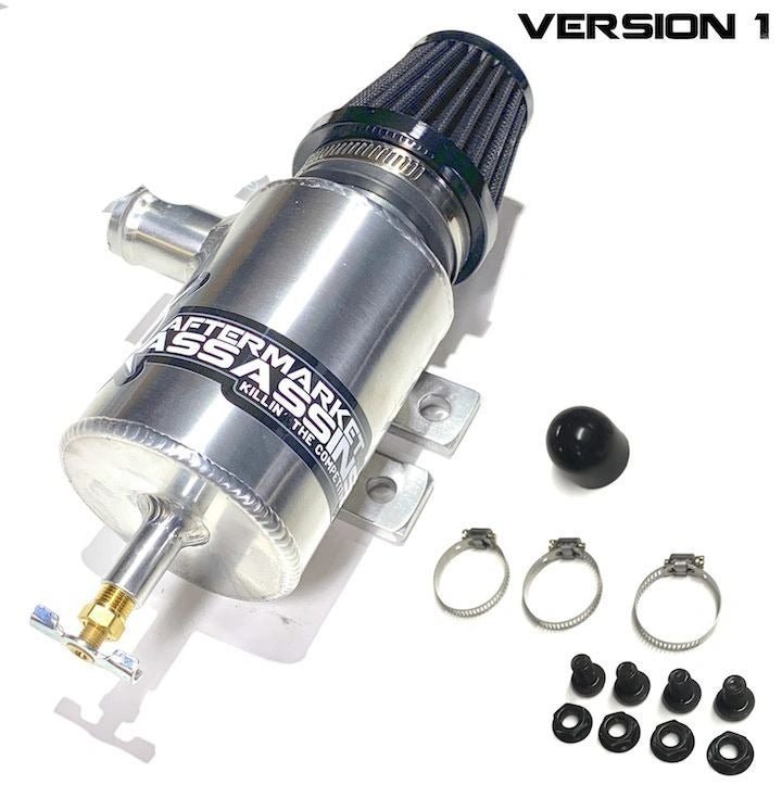Aftermarket Assassins Oil Catch Can for 2016-21 RZR XP Turbo