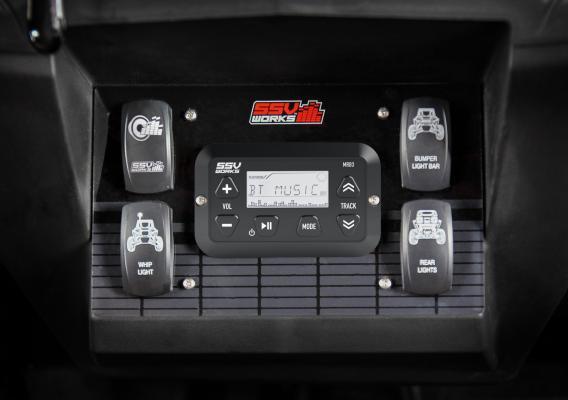 SSV Works Dash Mounting Kit - MRB3 Bluetooth Media Controller | Polaris RZR XP 1000