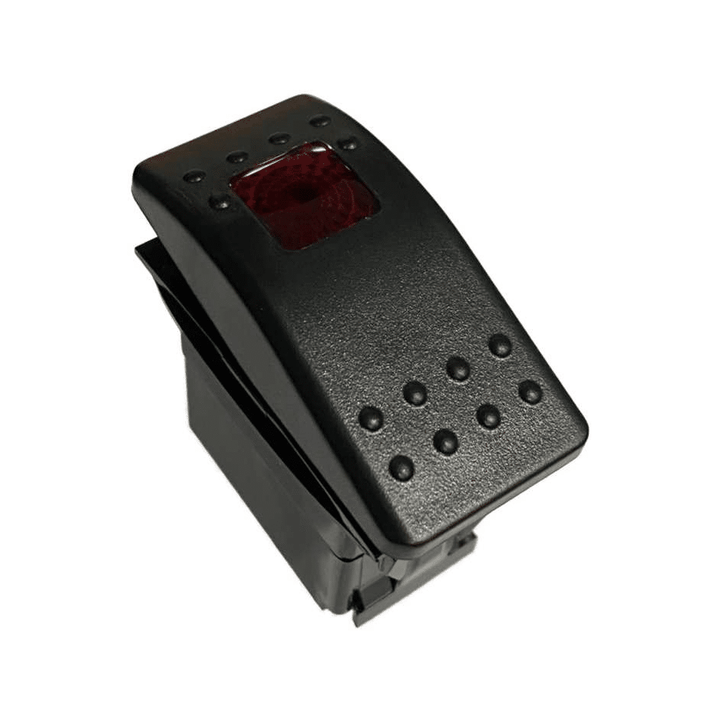 Panel Switch 4 Pin On/Off With Red LED - Rugged Terrain