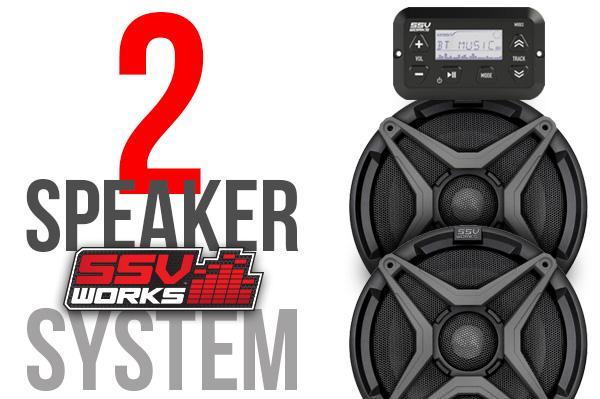 2018 - 2022 CanAm Maverick Trail and Sport 2 - Speaker Audio System - Rugged Terrain