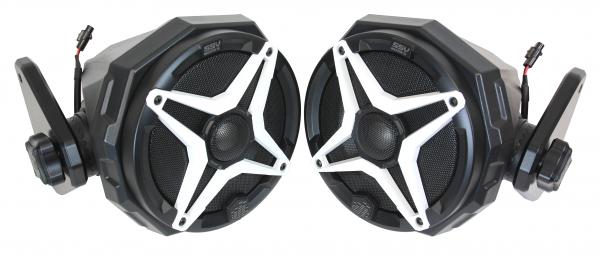 2018 - 2023 Jeep JL 4 - Door Cage - Mount 6.5in Swivel Speaker Pods - Rugged Terrain