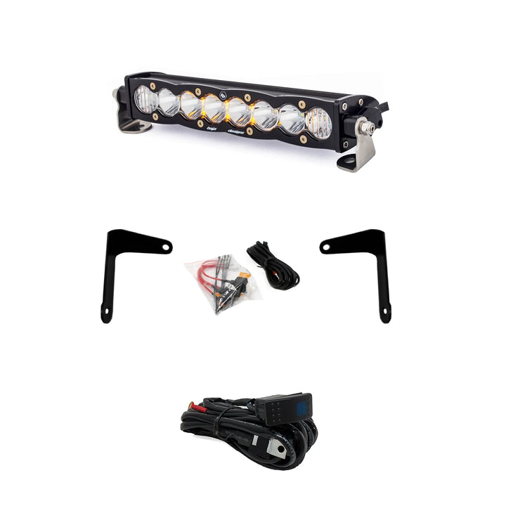 Baja Designs S8 10" Shock Tower Light Bar Mount Kit for 17 - 22 Can - Am Maverick X3 - Rugged Terrain