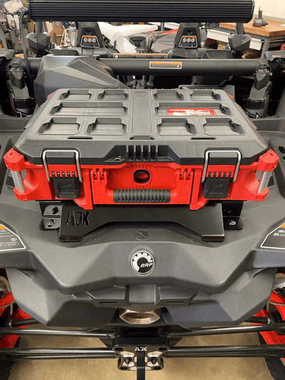 AJK Offroad Can - Am X3 Milwaukee Packout Mount 1.0 - Rugged Terrain