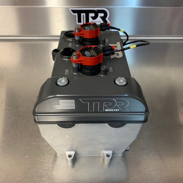 TPR010 - HARD CLEAR Billet Valve Cover W/Oilers - RZR - Rugged Terrain